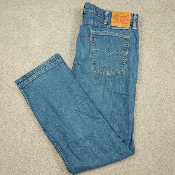 Levi's Other - Levi Strauss 514 Straight Leg Jeans - Mens 38x30 - Blue Denim Stretch